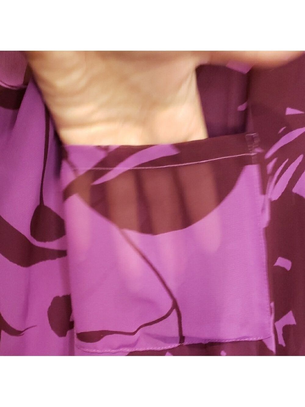 Old Navy Purple Floral Print Shift Dress - Picture 8 of 13